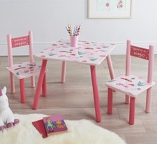 Kids Table & 2 Chairs Set |