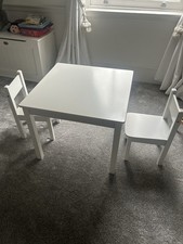White Activity Table and Chair
