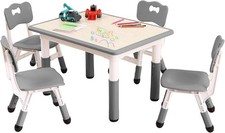 5Pcs Kids Toddler Table Desk