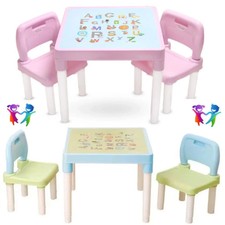 Kids Table and Chair Set ABC