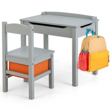 Kids Table and Chair Set Flip