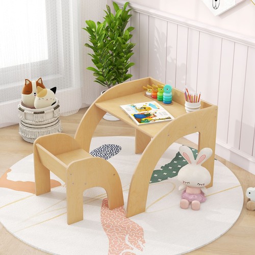 Wooded toddler table and - table,