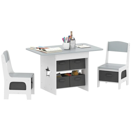 Kids table and chair - and,